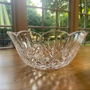 Waterford Crystal Lismore scalloped bowl